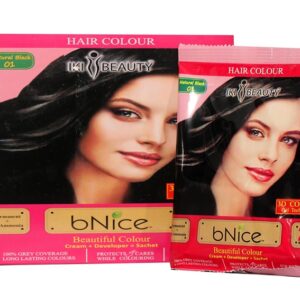 bNice Natural Black Hair Color 45 ( Sachet and Tube)