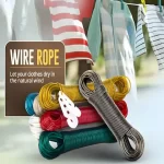 Cloth Laundry Rope PVC Coated Metal Cloth Drying Wire – 25 Meters