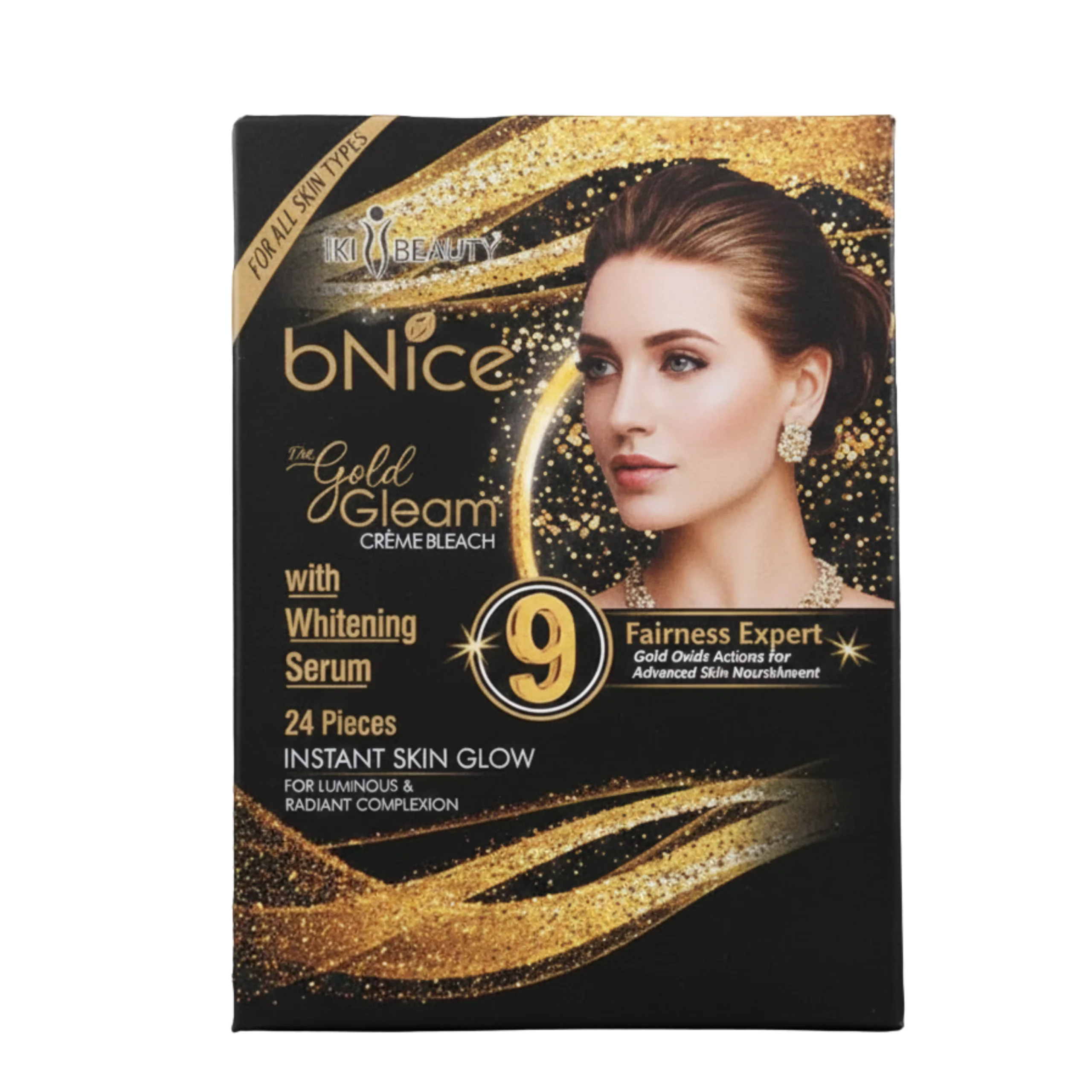bNice Gold Gleam Creme Bleach With Free Whitening Serum - Image 1