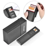 Premium Cigarette Case with USB Rechargeable Lighter - Image 8