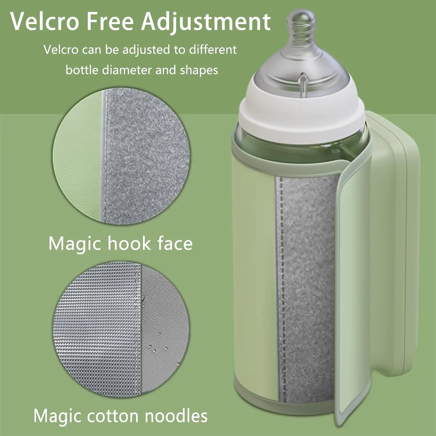 Baby Bottle Warmer, USB Rechargeable Wireless Bottle Warmer for Outdoor - Image 2
