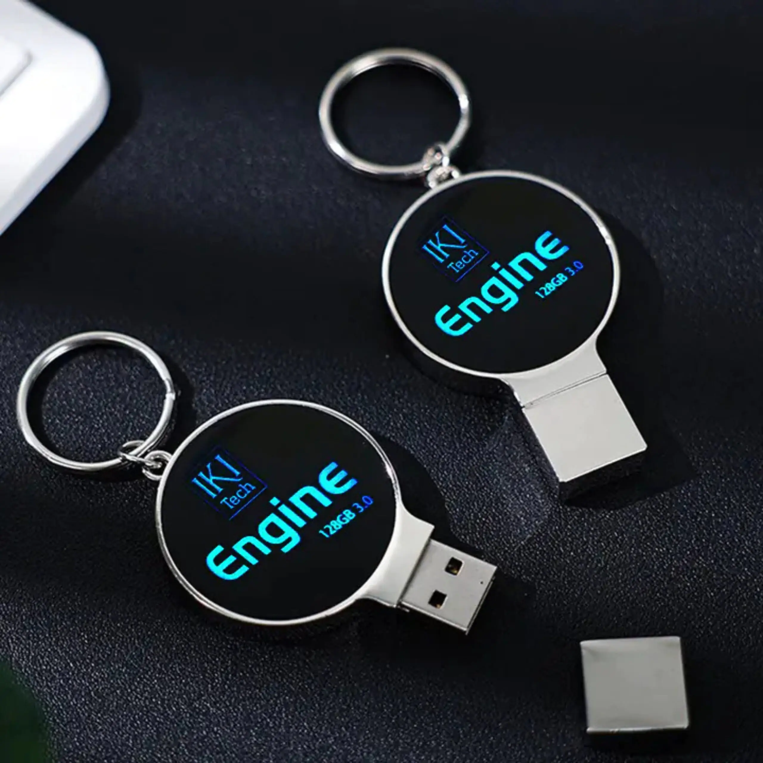 LED Gold USB Flash Drive  (128GB | USB 3.0) - Image 2