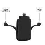 4000mAh Key Fob Universal Power Bank with Built-In Charging Cables