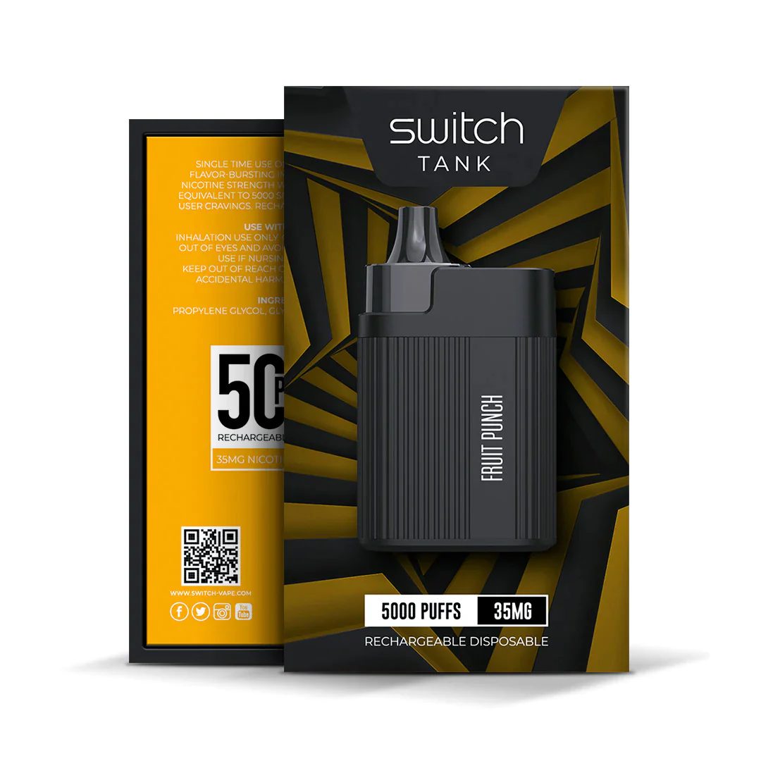 5000 Puffs Switch Tank - Fruit  Punch - Vapes - Image 1