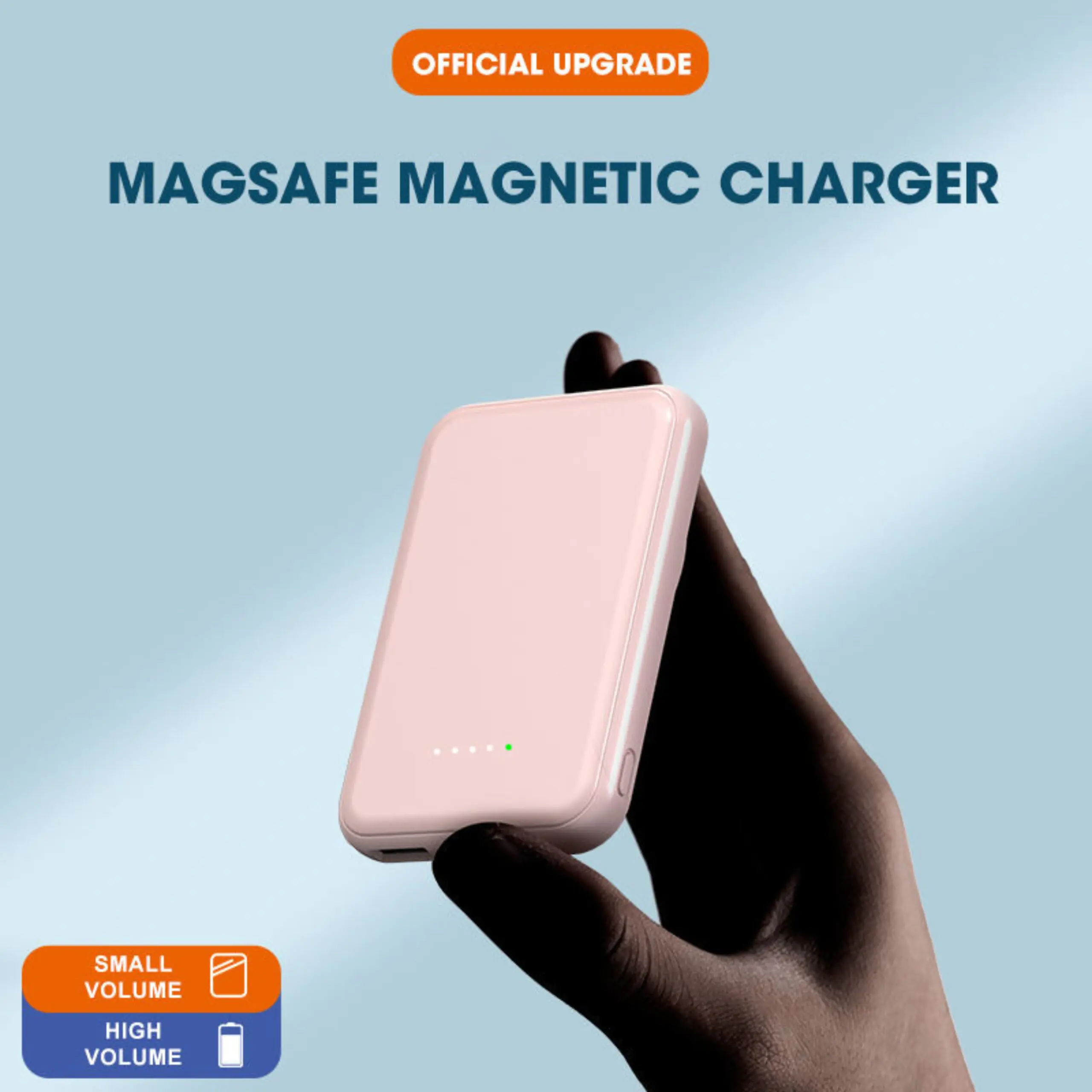 Ultra-Slim Wireless Magnetic Power Bank 5000mAh - Image 4