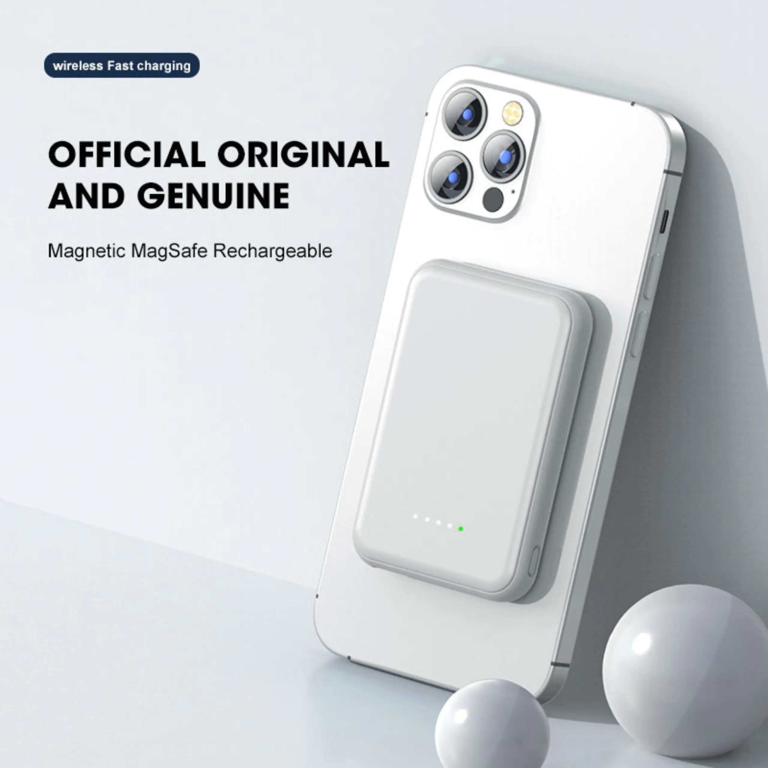 Ultra-Slim Wireless Magnetic Power Bank 5000mAh - Image 6