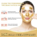 24K Gold Foil Face Mask – Luxurious Anti-Aging Skin Treatment 5-In-1 - Image 6