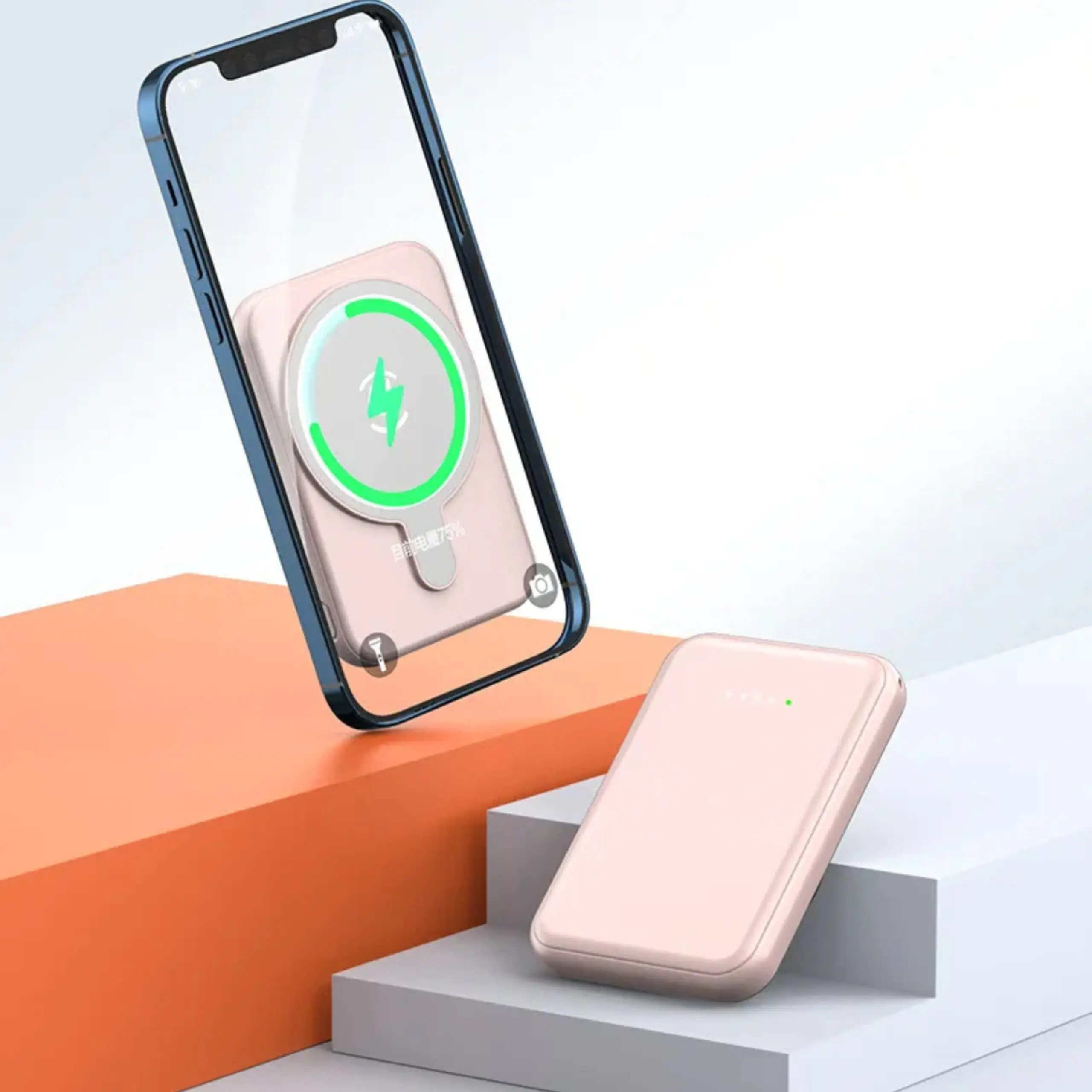Ultra-Slim Wireless Magnetic Power Bank 5000mAh - Image 3