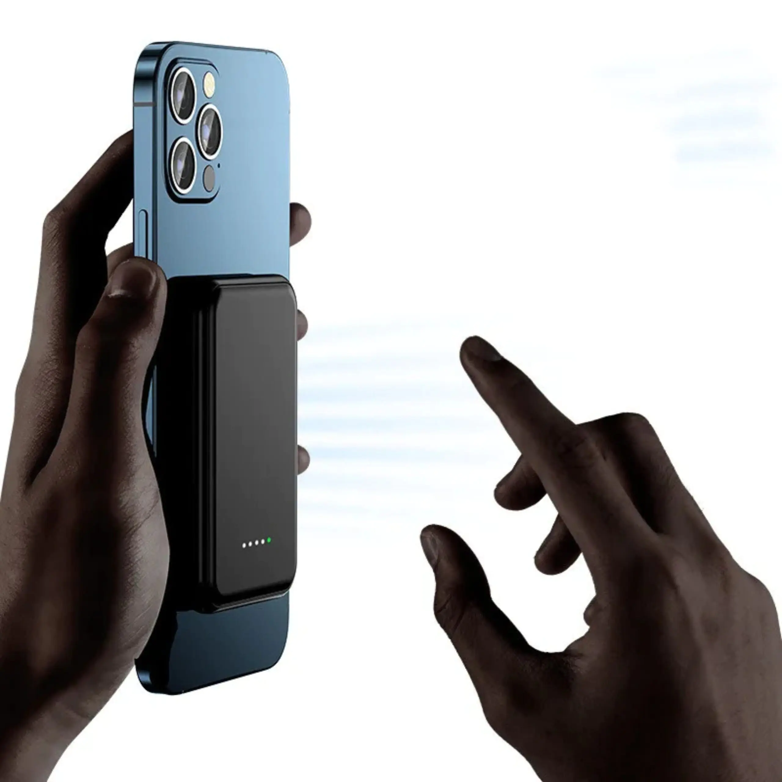 Ultra-Slim Wireless Magnetic Power Bank 5000mAh - Image 2