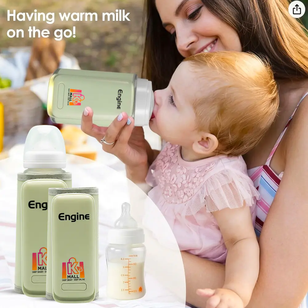 Baby Bottle Warmer, USB Rechargeable Wireless Bottle Warmer for Outdoor - Image 3