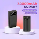 30,000mAh with 4 adapters (2xUSB) Smart Safe / Power Bank - Image 8