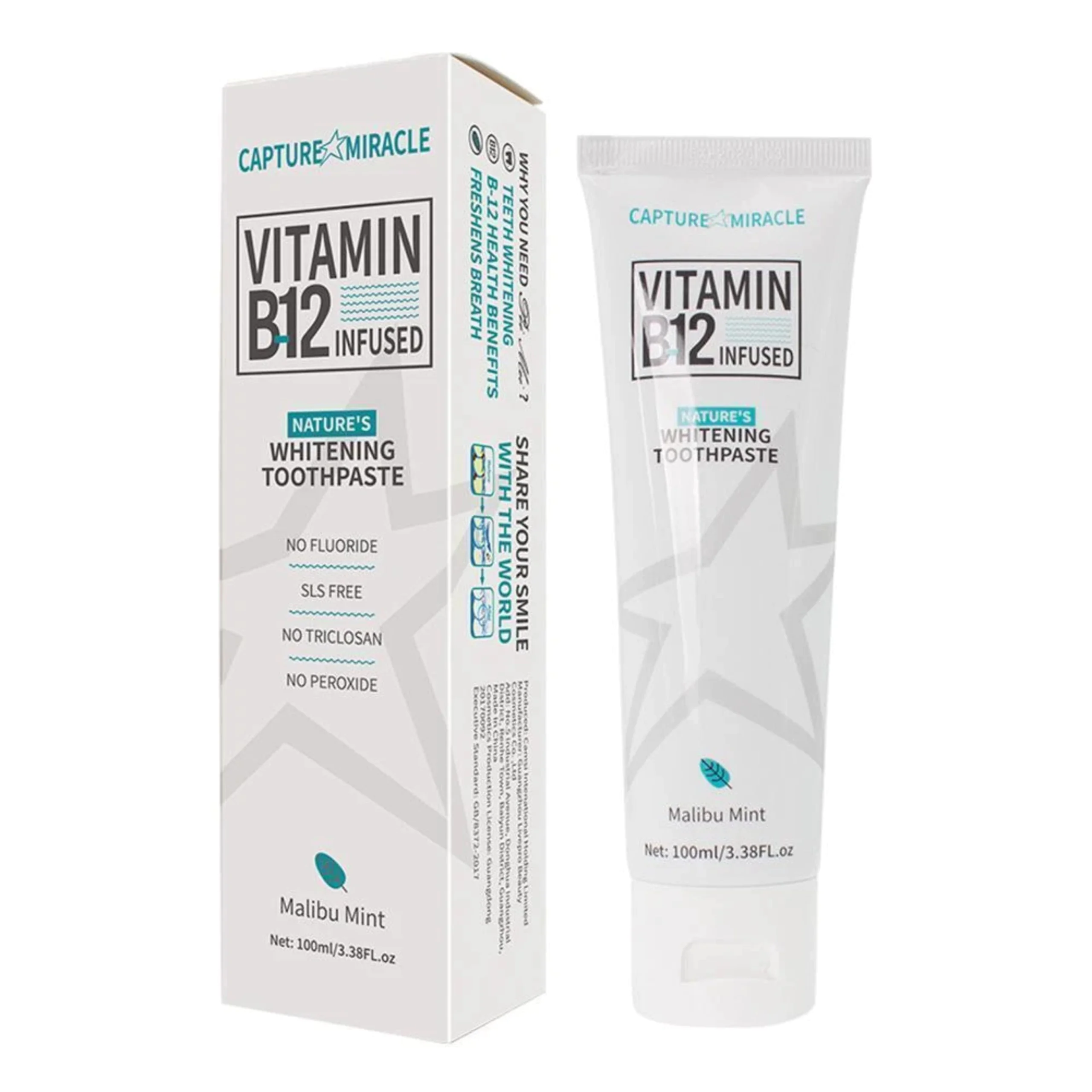 VITAMIN B12 Infused Whitening Toothpaste - Image 1