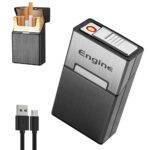 Premium Cigarette Case with USB Rechargeable Lighter - Image 6