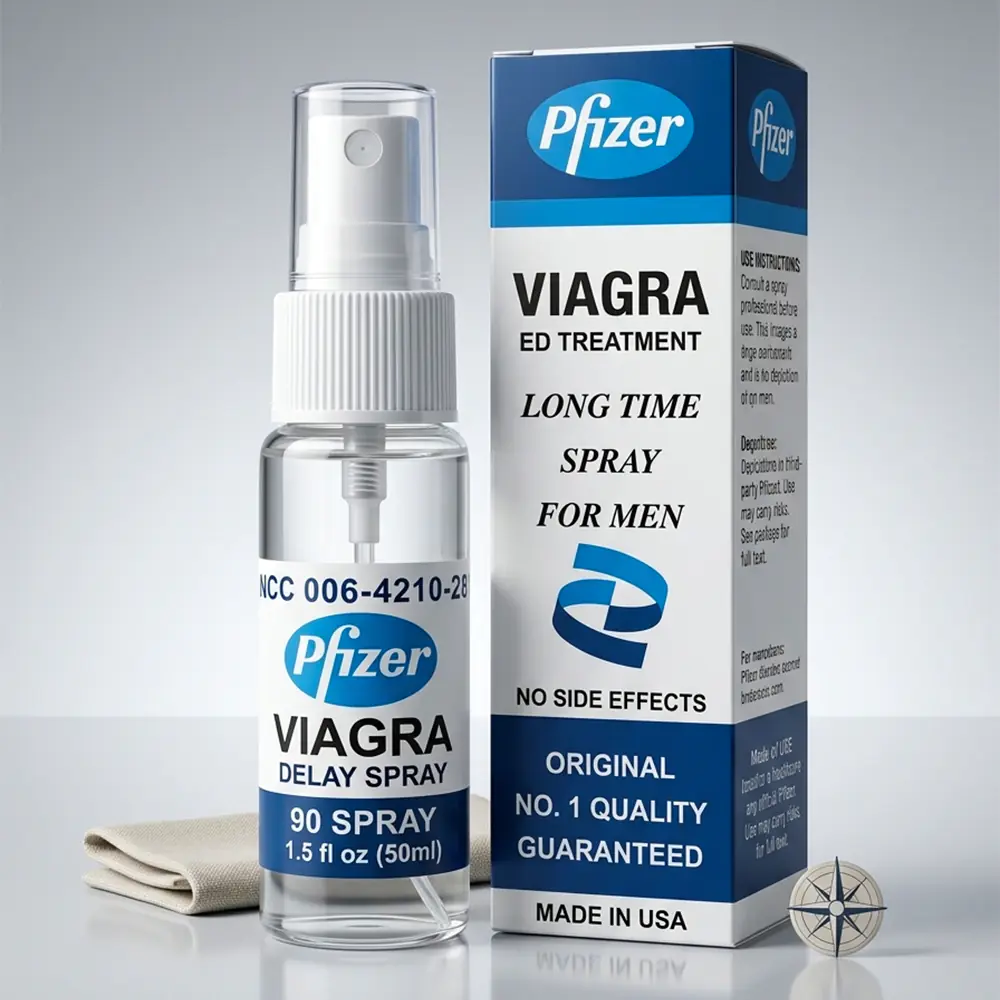 Viagra Long Time Spray 50ML - Men’s Performance Enhancer by Pfizer - Image 1