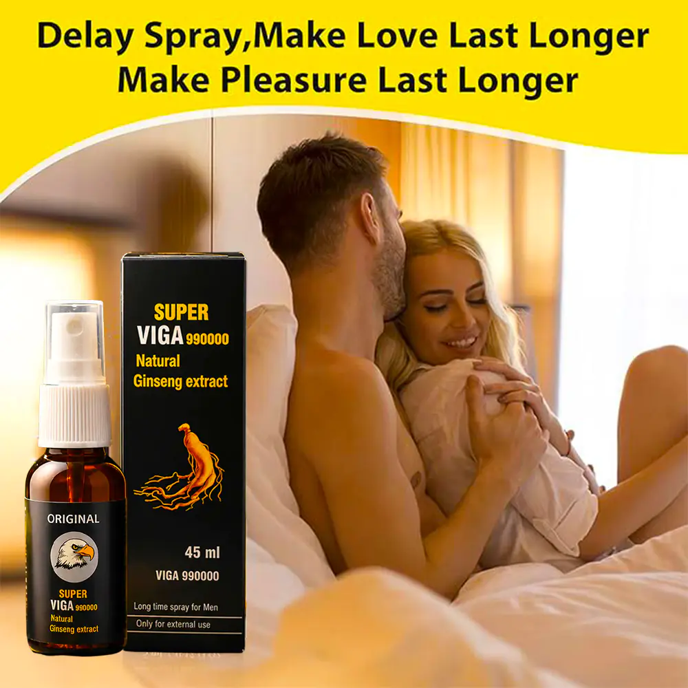 Super Viga 990000 Natural Ginseng Extract Long Time Spray For Men - Image 4