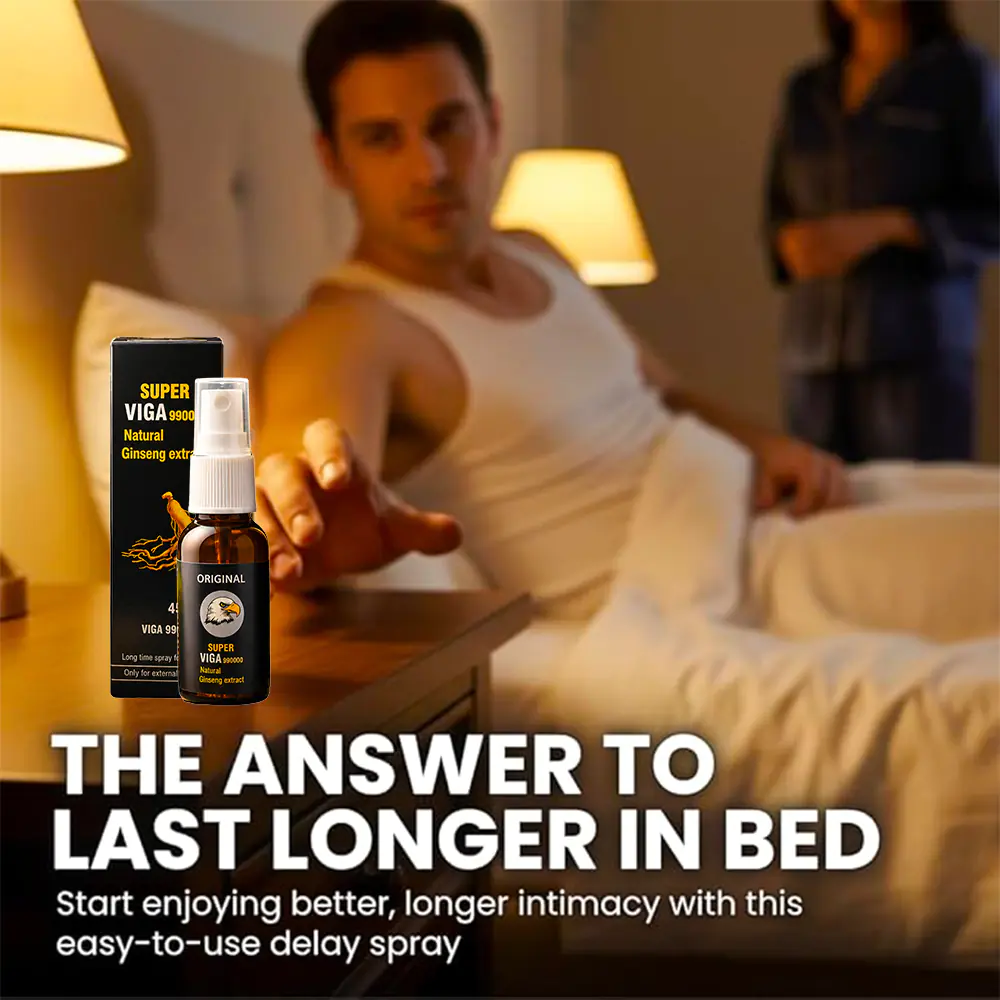 Super Viga 990000 Natural Ginseng Extract Long Time Spray For Men - Image 2